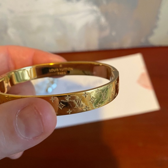 Louis Vuitton Nanogram Bracelet 19 Gold - Picture 4 of 9